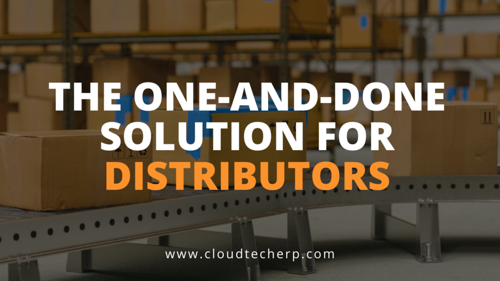 The One-and-Done Solution for Distributors