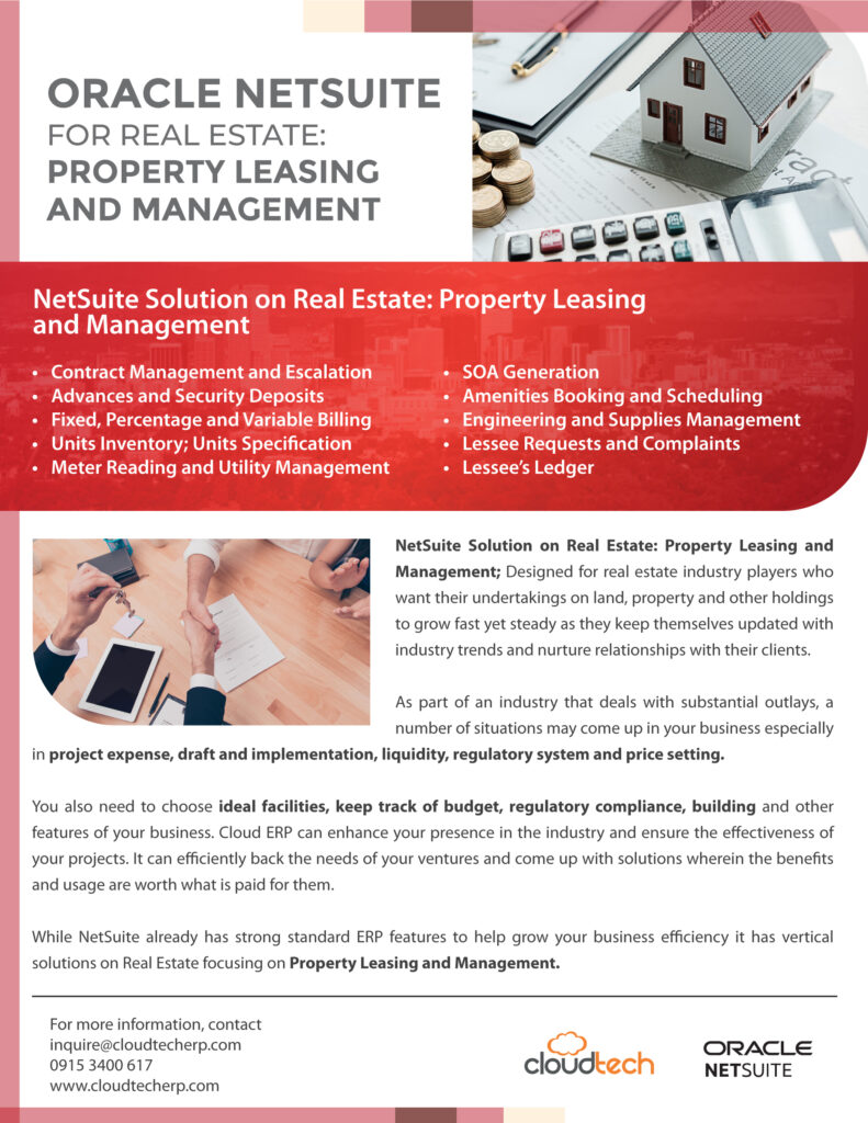 NEtsuite Property Leading Management